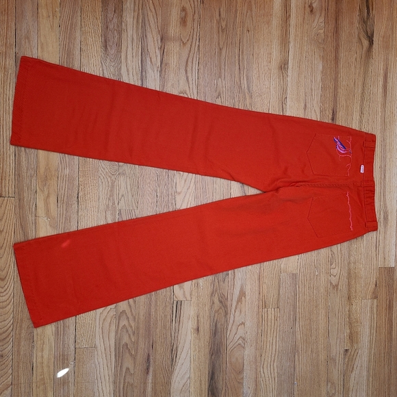 VTG💥Rare💥 Red Dittos Jeans 1970s Authentic Bells Wide - Picture 8 of 13